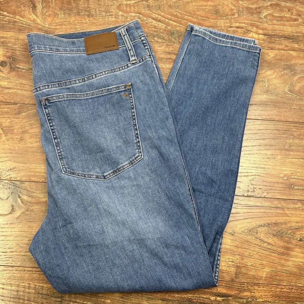 Madewell The Perfect Vintage Jeans Women 33T 10" High Rise Skinny‎ Crop